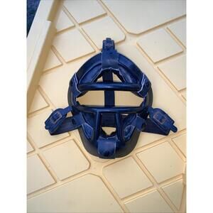 Antique MacGregor B-22 Metal Cage & Leather Baseball Catchers Mask